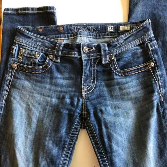 Miss Me straight bling jeans signature rise 28 - Picture 3 of 5